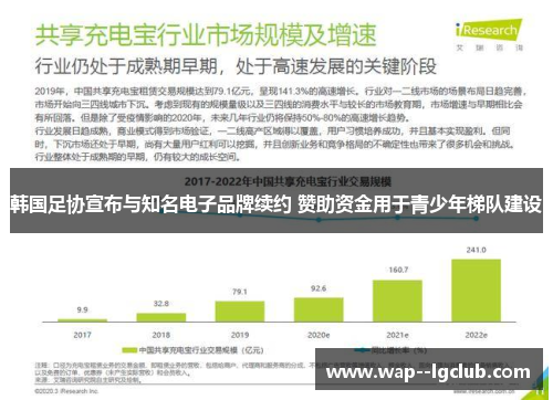 韩国足协宣布与知名电子品牌续约 赞助资金用于青少年梯队建设